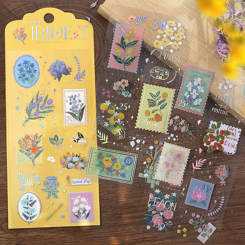 BGM - Foil Stamping Iride Sticker Sheets - Post Office