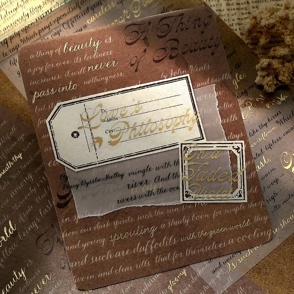 BGM - Collage Seal Sticker Sheets - Sonnet