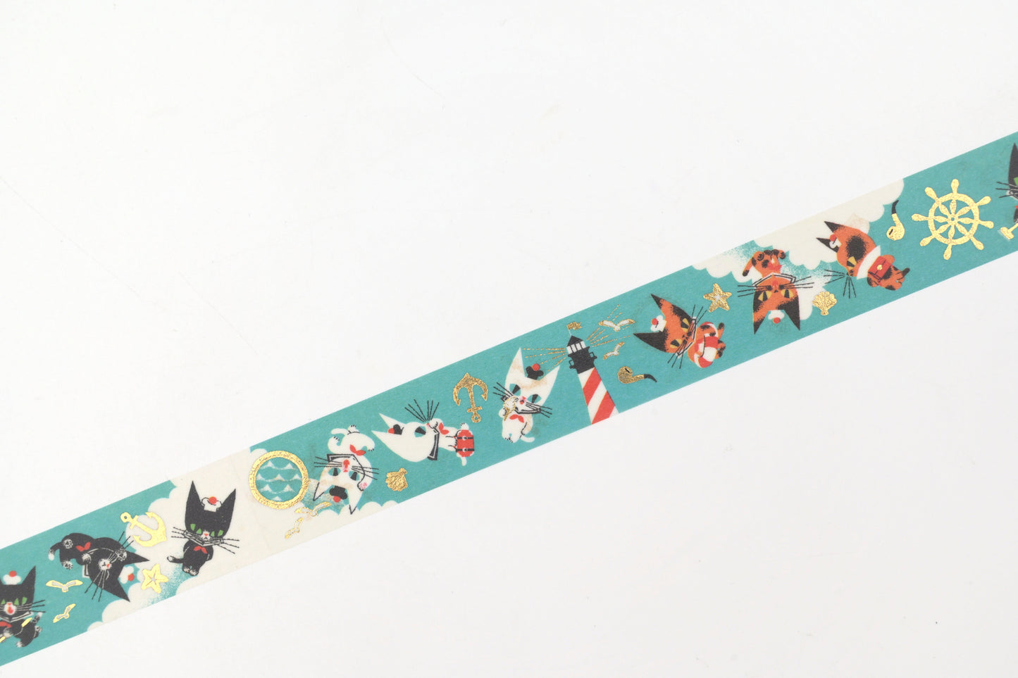 Cozyca - Black Cat Design Foil Stamping Washi Tape