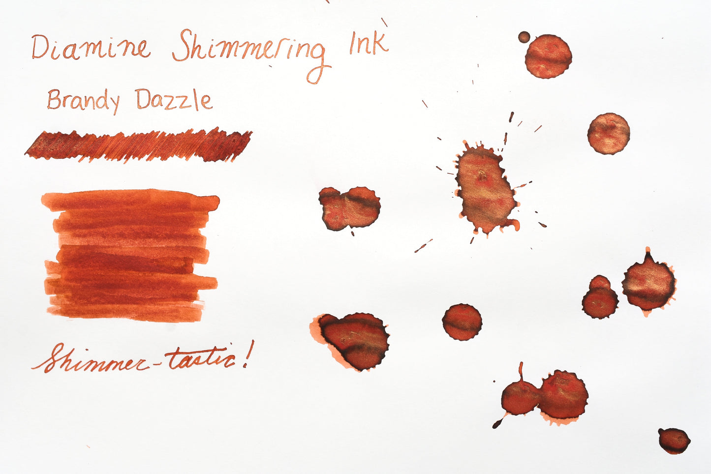 Diamine Shimmer Ink - Brandy Dazzle - 50mL