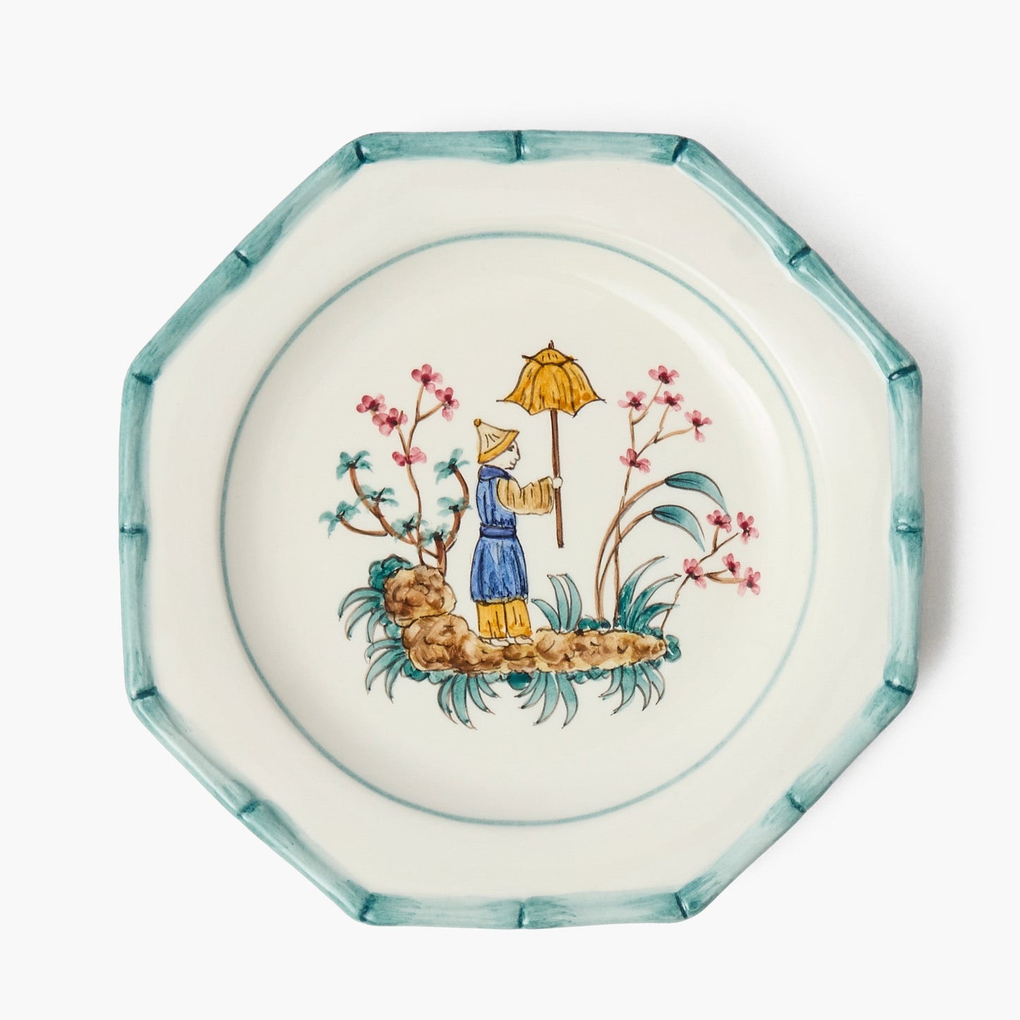 Patricia Blue Bamboo Starter Plate