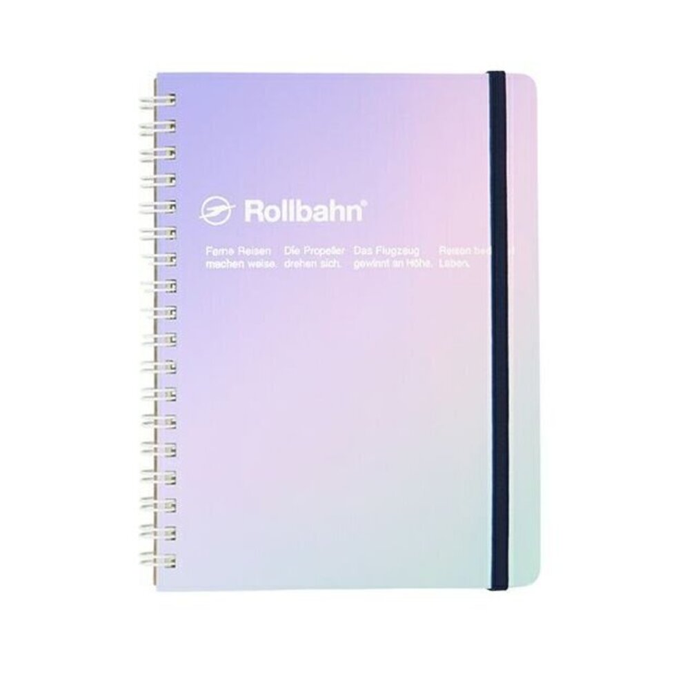 Delfonics Rollbahn Spiral Notebook - Pocket Memo Large - Metallic