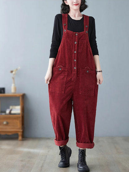 Baggy Dungarees - Casual Street Style | Eva Trends
