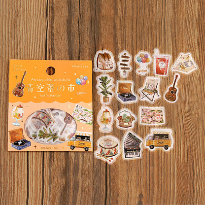 BGM Deco Sticker - Aozora-Nominoichi - Let's Party