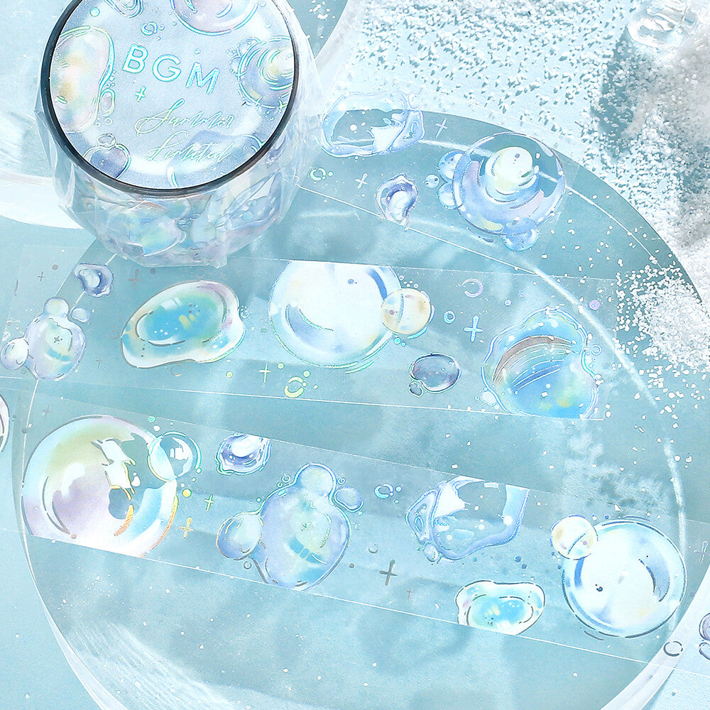 BGM Clear Tape - Foil Stamping - 2026 Summer Limited - Bubbles of Light