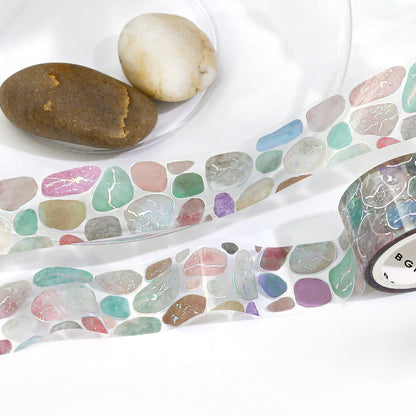 BGM Clear Tape - Foil Stamping Life - Pebbles