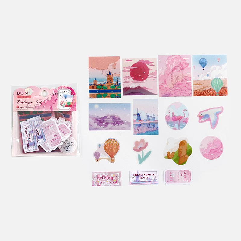 BGM Deco Sticker - Fantasy Trip - Dream Resort