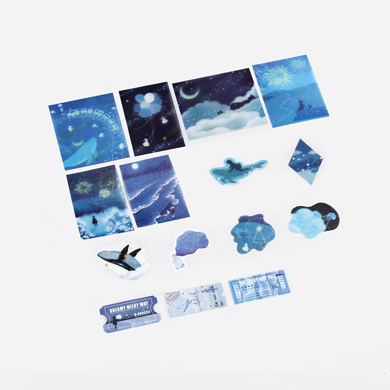 BGM Deco Sticker - Fantasy Trip - Milky Way Adventure