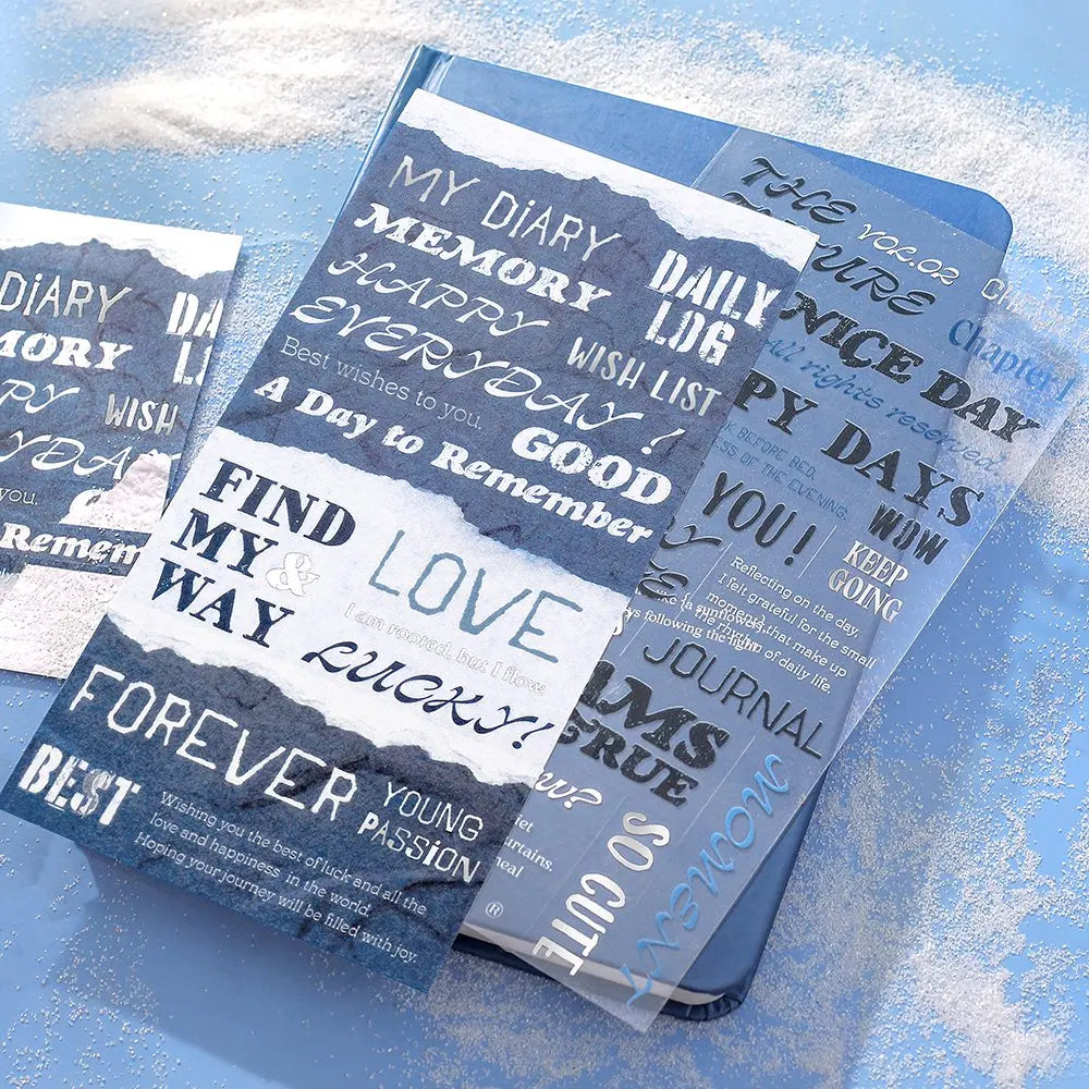 BGM - Collage Seal Sticker Sheets - Message