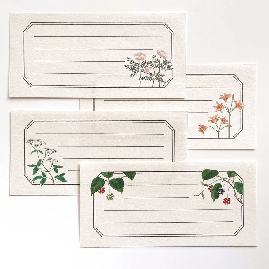Cozyca - Shikanone - Notepad - Yamato Flower Book - Horizontal Ruled