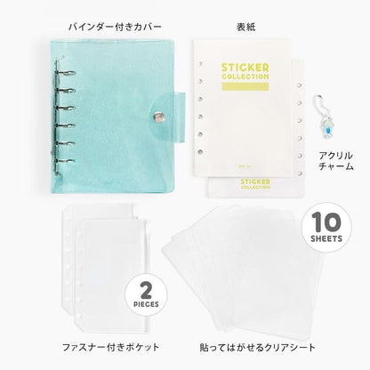 BGM Notebook-Style Sticker Book - A6 (Coming Soon)