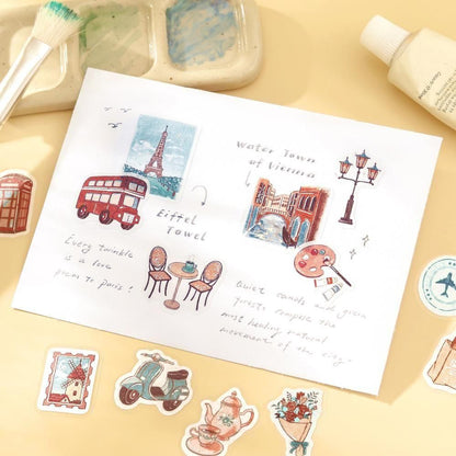 BGM Flake Sticker - Foil Stamping - Fragments of a Journey
