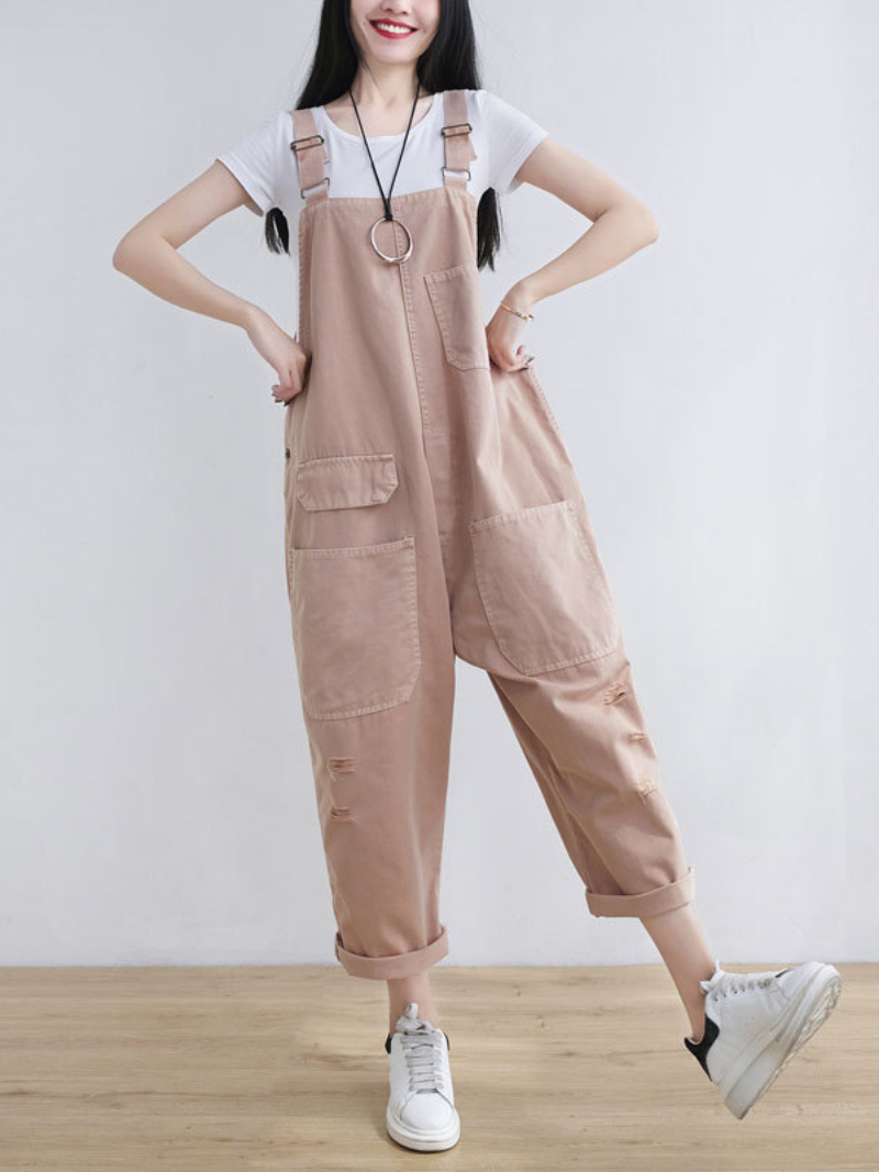 Front & Back Pocket Overalls - Casual Chic Fit | Eva Trends