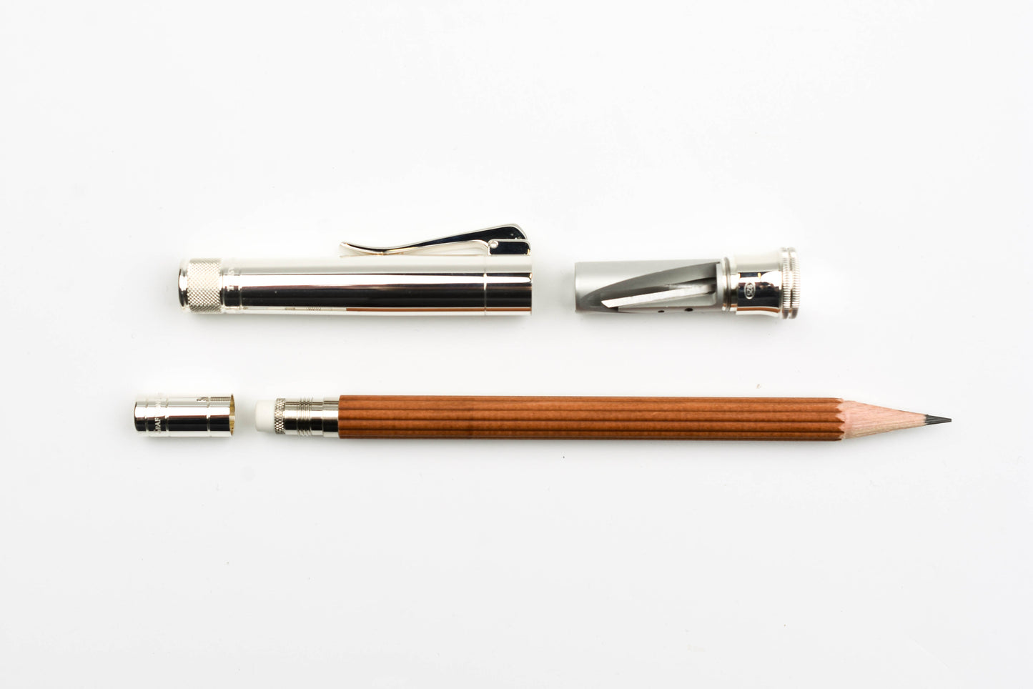 Faber-Castell - Graf von Faber-Castell Perfect Pencil - Sterling Silver / Brown