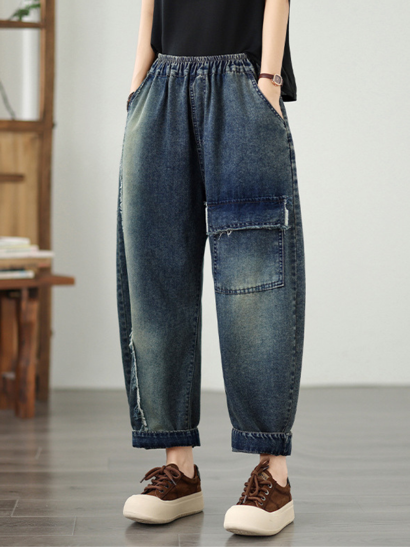 Women's Summer Fashionable & Classic Denim Elastic Style Bottom