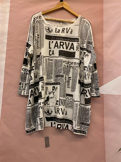 Cozy Ticking Sweater