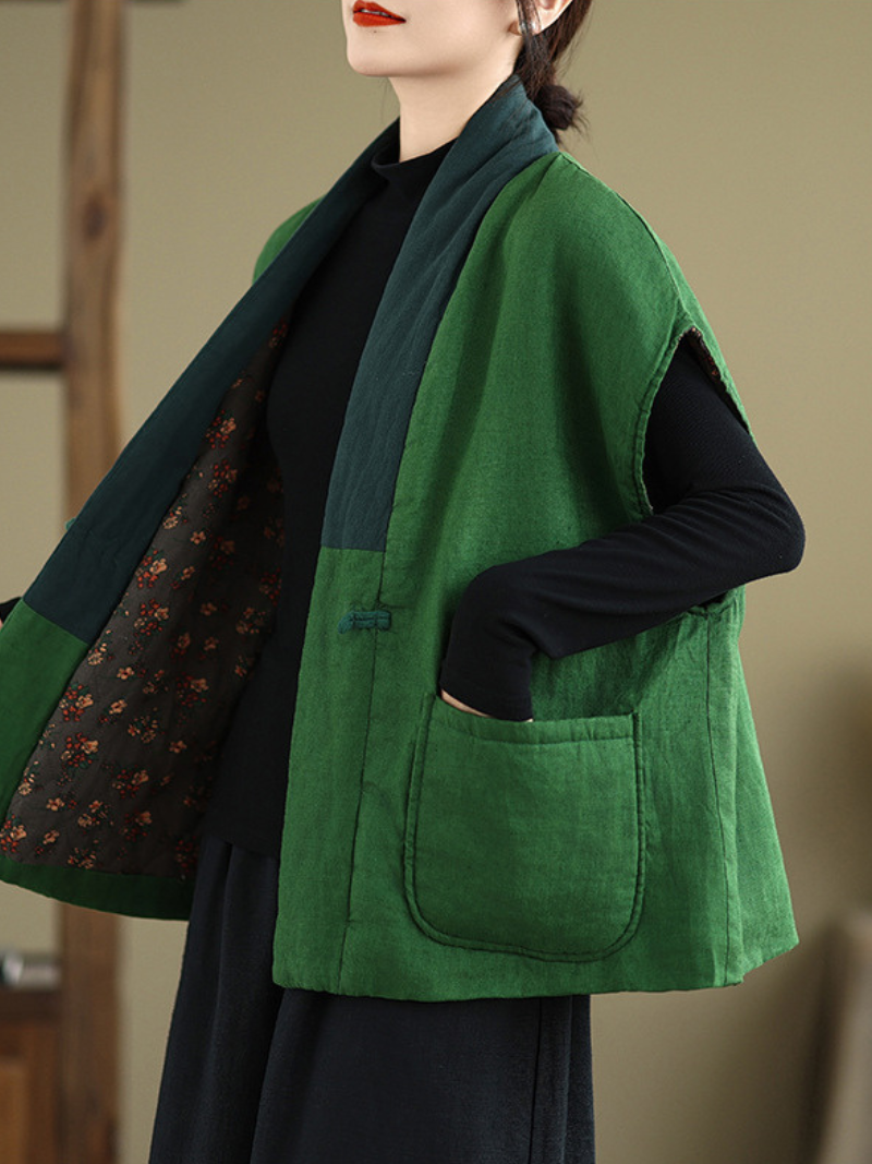 Women's Classic Stylish & Cozy Collar V-neck Front Pocket Cardigan