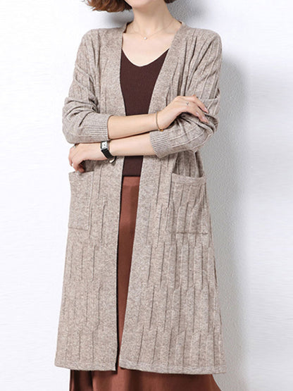 Chic Women's Long Knitted Cardigan | Eva Trends
