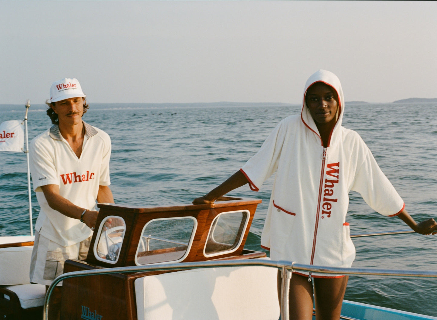 'Boston Whaler: Unsinkable Legend' 5-Panel Souvenir Cap (White)