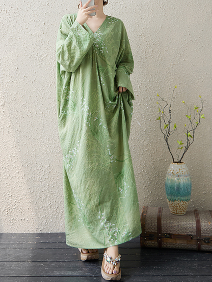 Women's  Summer Spirit and Bold Style Kaftan Dress