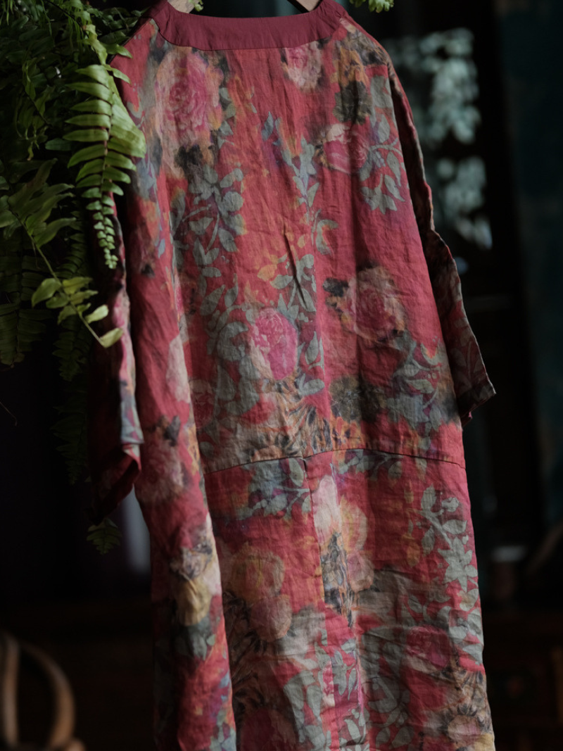 Women's Summer Stylish Relaxed Loose Printed Dress