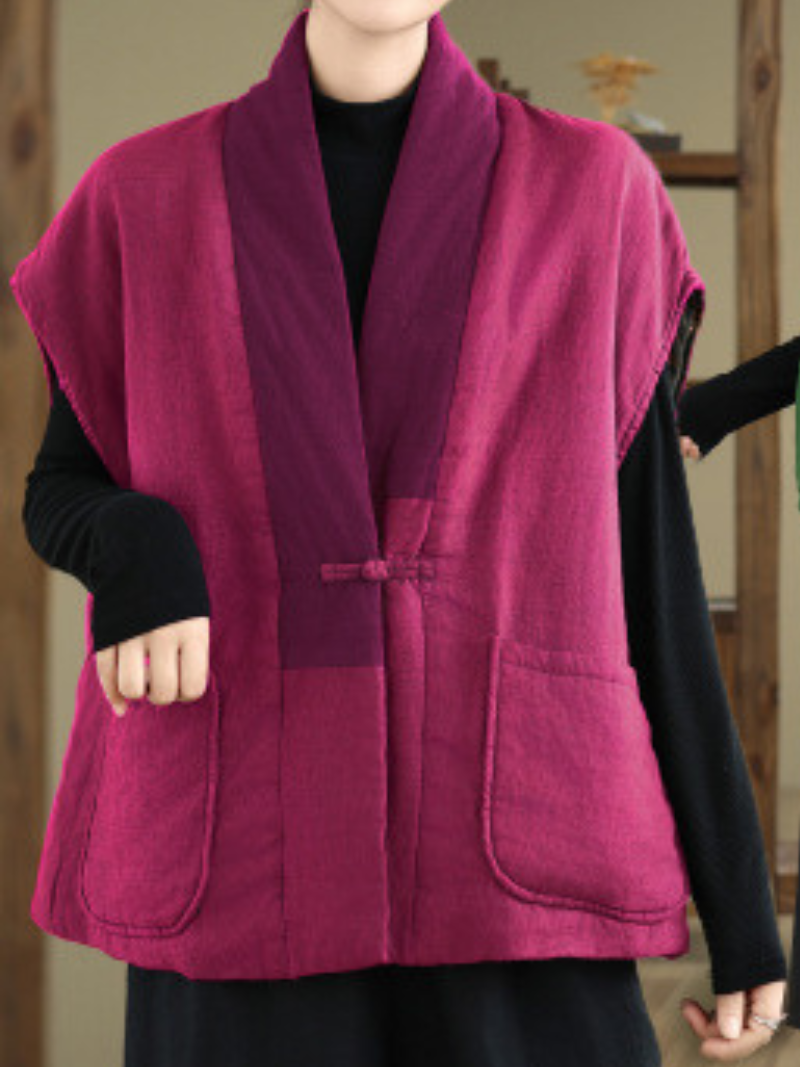 Women's Classic Stylish & Cozy Collar V-neck Front Pocket Cardigan