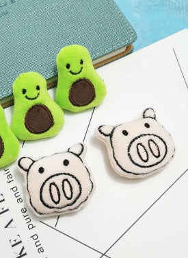 Cartoon Plush Brooch
