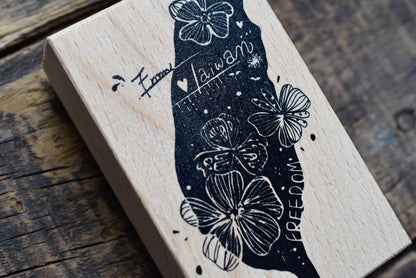 Deer Forest - 島圖花朵/Taiwan Stamp