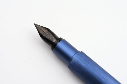 Faber-Castell - Design Neo Slim Fountain Pen - Dark Blue Aluminum