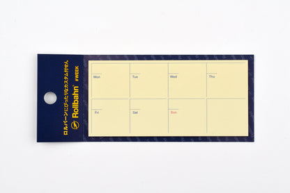 Delfonics Rollbahn Sticky Memo - Weekly