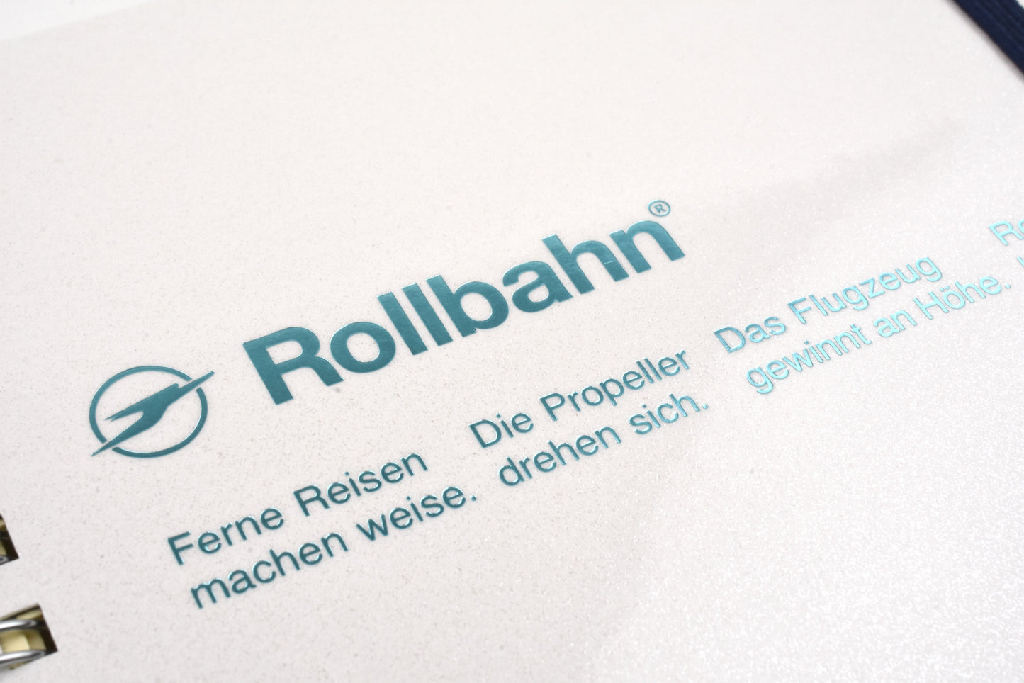 Delfonics Rollbahn Spiral Notebook - Pocket Memo Large - Metallic