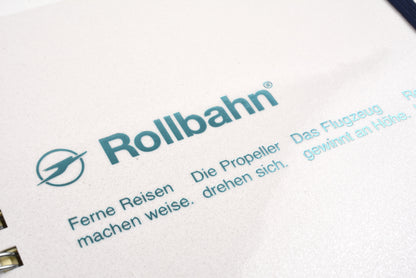 Delfonics Rollbahn Spiral Notebook - Pocket Memo Large - Metallic