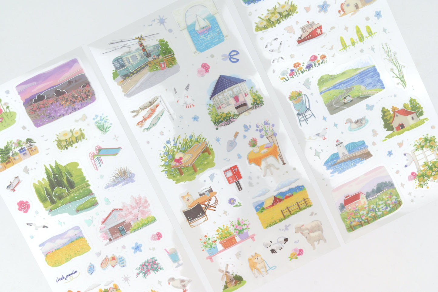 BGM Foil Stamping Iride Sticker Sheets - On a Journey