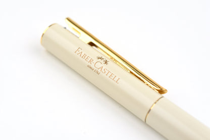 Faber-Castell - Design Neo Slim Gold Fountain Pen - Marshmallow - Limited Edition