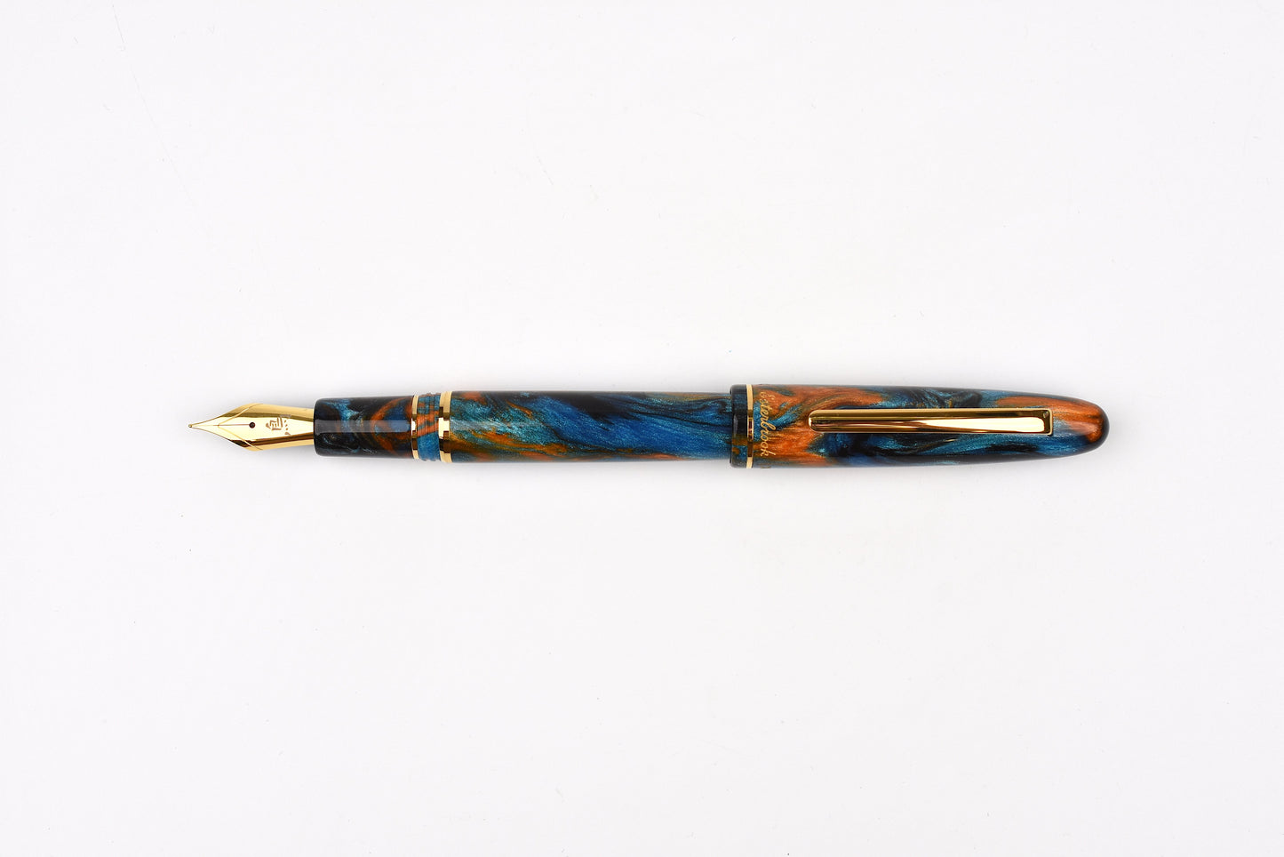 Esterbrook x BUNGUBOX Estie Diamondcast Fountain Pen - Kachofugetsu Collection - Kingfisher - Limited Edition