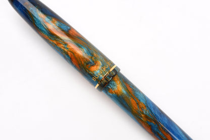 Esterbrook x BUNGUBOX Estie Diamondcast Fountain Pen - Kachofugetsu Collection - Kingfisher - Limited Edition