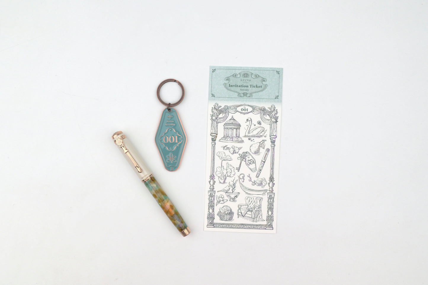 Dominant Industry - Keyno Fountain Pen - No. 001 Serenity