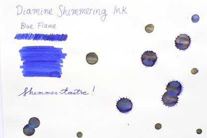 Diamine Shimmer Ink - Blue Flame - 50mL
