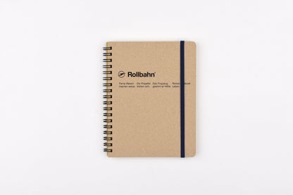 Delfonics Rollbahn Spiral Notebook - Pocket Memo Large - Kraft - Special Edition