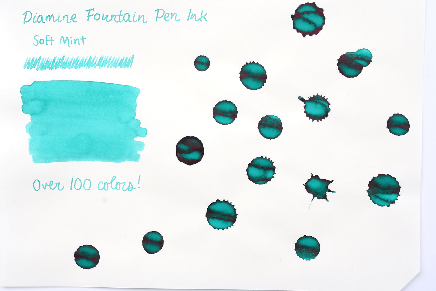 Diamine Fountain Pen Ink - Soft Mint - 30mL