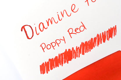 Diamine Fountain Pen Ink - Poppy Red - 30mL