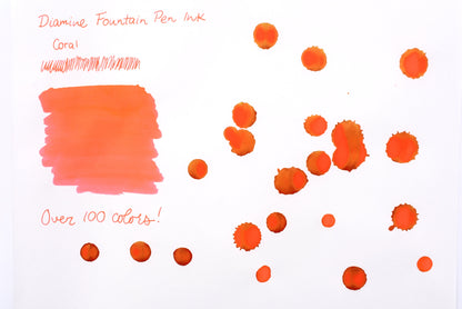 Diamine Fountain Pen Ink - Coral - 30mL