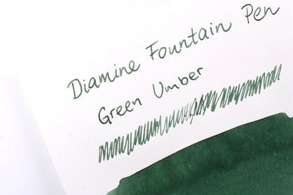 Diamine Fountain Pen Ink - Green Umber - 30mL