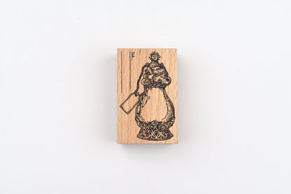 Dominant Industry - A Log of Elixir - Wood Stamp