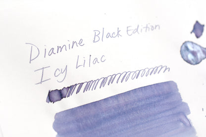 Diamine Black Edition - Shimmer - Icy Lilac