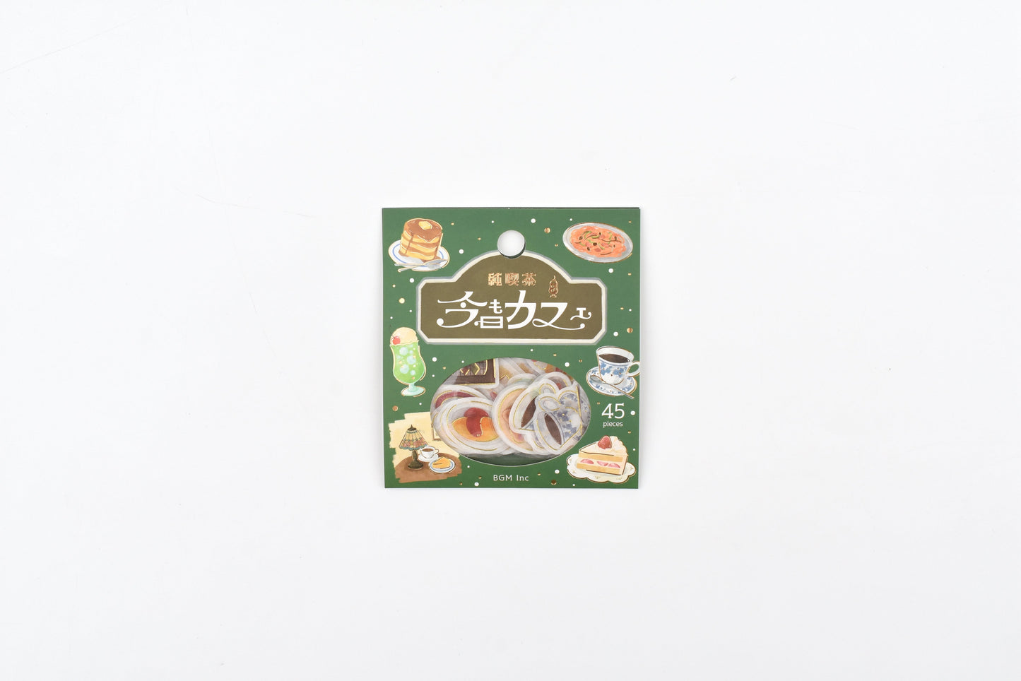 BGM Flake Stickers - Foil Stamping - Today's Cafe