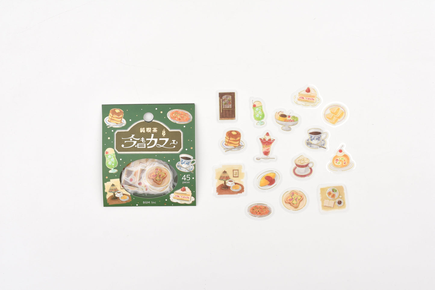 BGM Flake Stickers - Foil Stamping - Today's Cafe