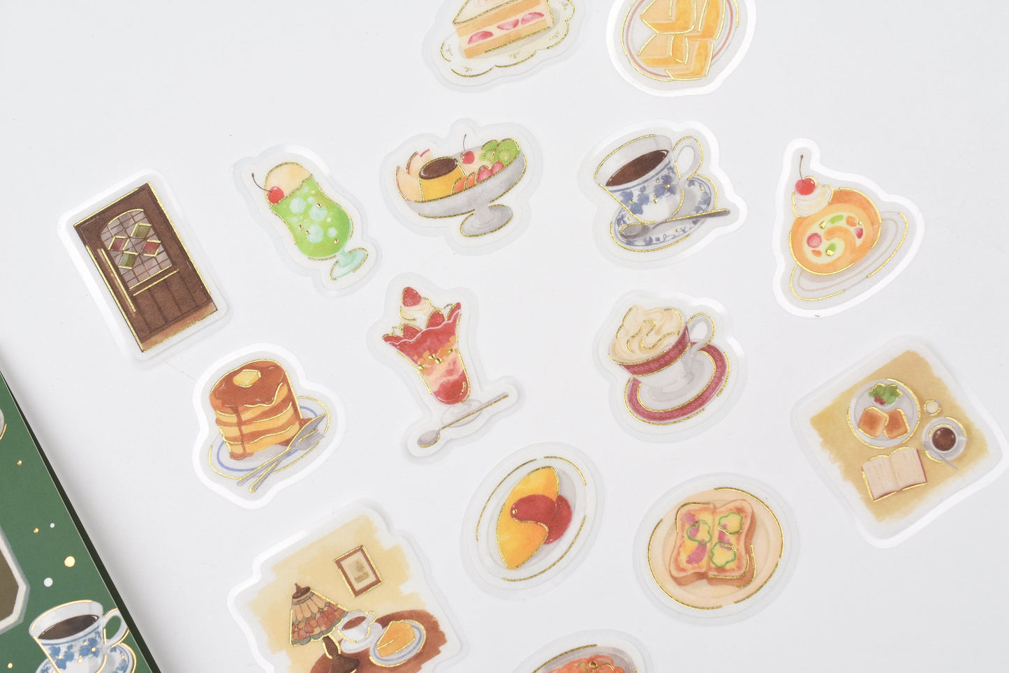 BGM Flake Stickers - Foil Stamping - Today's Cafe