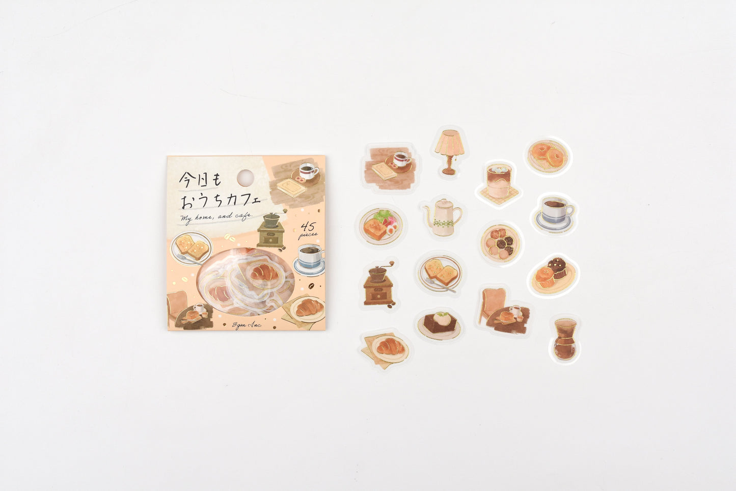 BGM Flake Stickers - Foil Stamping - Today's Cafe