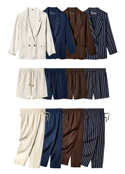 Easy-Going Jacket (Navy Linen)